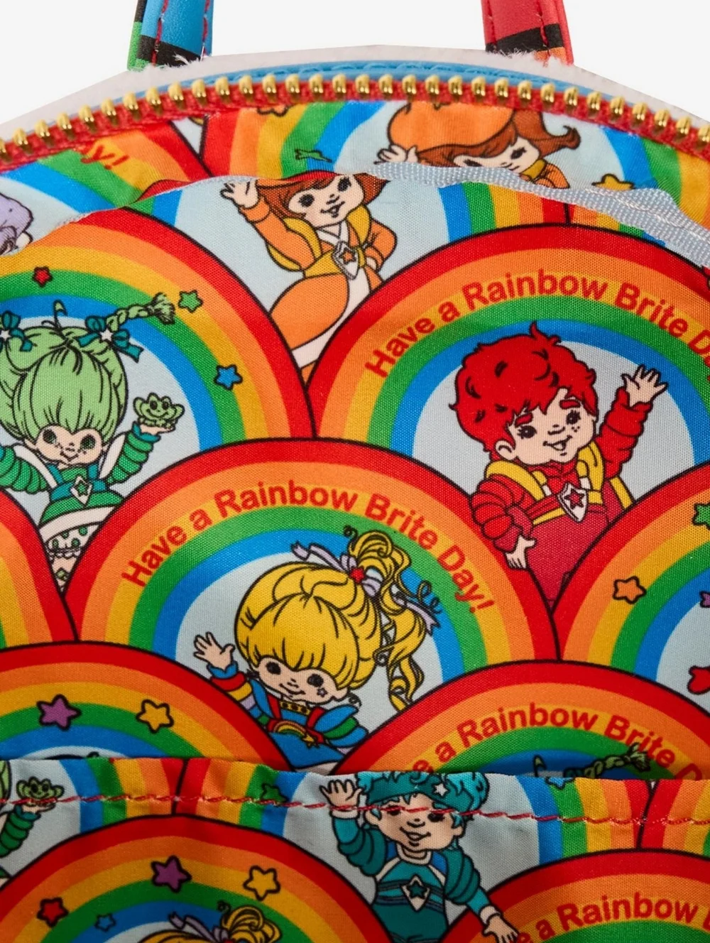 Loungefly Rainbow Brite Twink Mini Plush Backpack Figural Bag